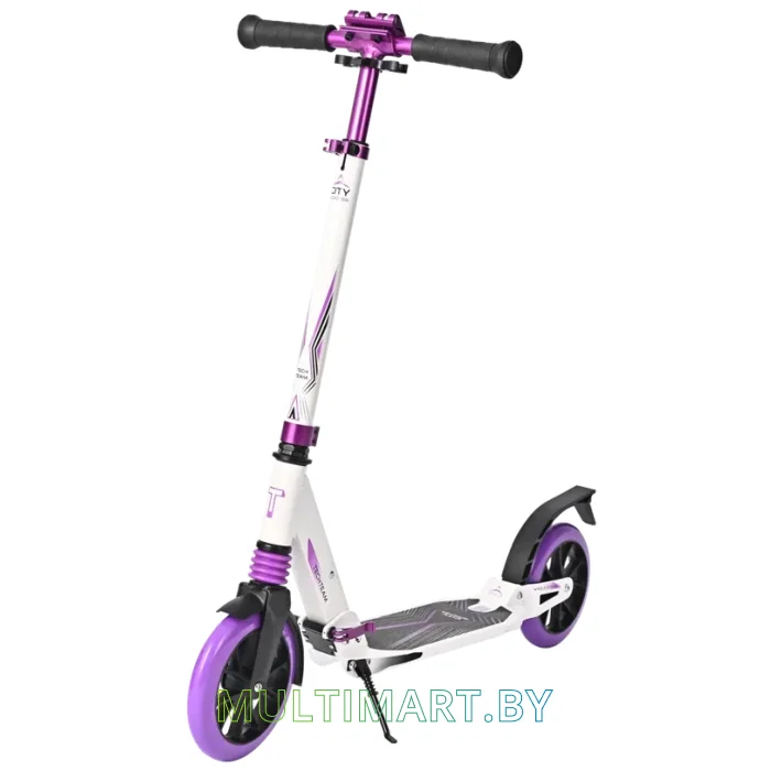 Самокат Tech Team City Scooter 2022 (белый/фиолетовый)